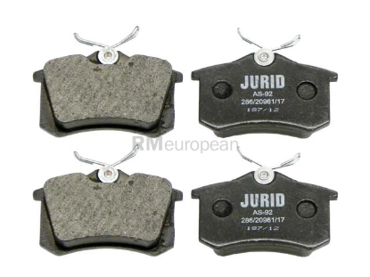 VW-Audi Brake Pad Set Jurid 4B0698451E