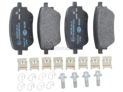 Mercedes Brake Pad Set Hella Brake Systems 0004205203