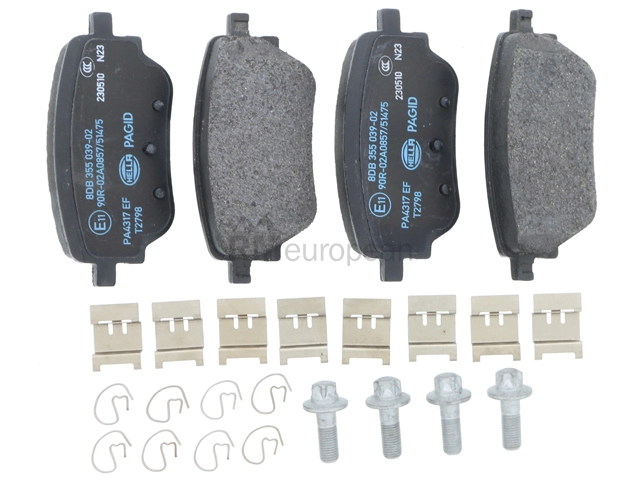 Mercedes Brake Pad Set Hella Brake Systems 0004205203