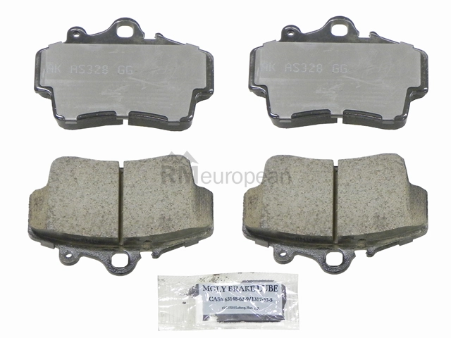 Porsche Brake Pad Set Akebono Euro 98735193904