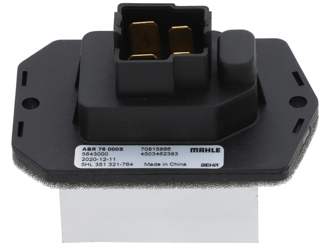 Jaguar Blower Motor Regulator Mahle Behr C2Z6538