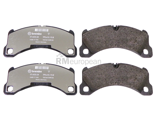 Porsche Brake Pad Set Genuine Porsche 958698151A