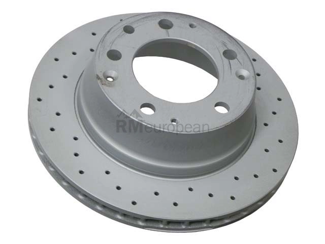 Porsche Brake Disc Zimmermann Sport Z Cross Drilled 91135204109