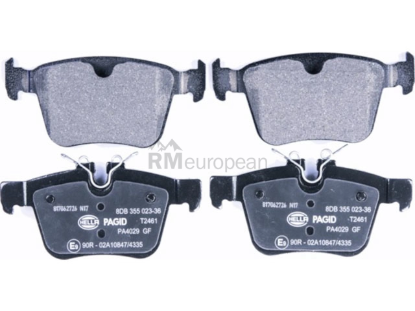 Jaguar Brake Pad Set Hella Brake Systems T4A44856
