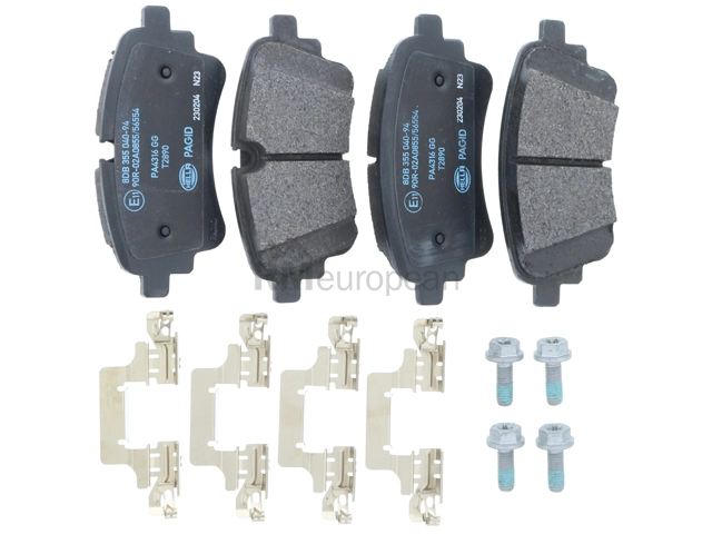 Brake Pad Set Hella Brake Systems 355040941