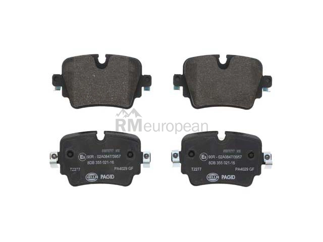 Brake Pad Set Hella Brake Systems 355021161
