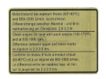 Porsche Engine Oil Level Decal Dansk Classic 91100650401