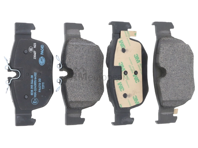 Brake Pad Set Hella Brake Systems 355044381