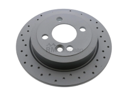 Mini Brake Disc Zimmermann Sport Z Cross Drilled 34216774987