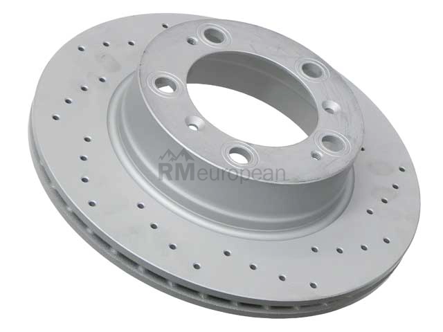 Porsche Brake Disc Zimmermann Sport Z Cross Drilled 98635240104