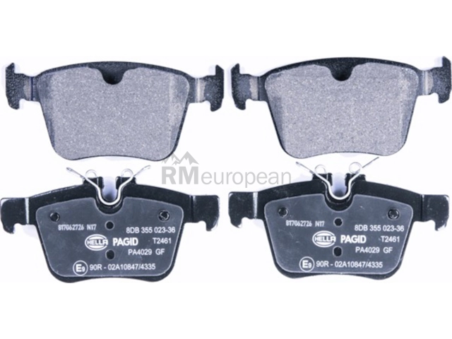 Brake Pad Set Hella Brake Systems 355023361