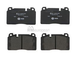 VW-Audi Brake Pad Set Hella Brake Systems 8R0698151L