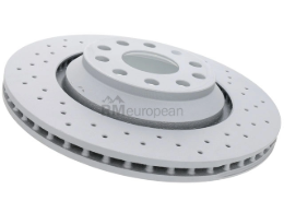 VW-Audi Brake Disc Zimmermann Sport Z Cross Drilled 3QF615601A
