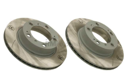 Porsche Brake Disc Sebro Slotted & Coated 98635240104