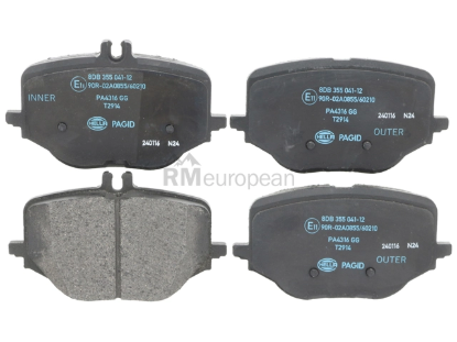 Mercedes Brake Pad Set Hella Brake Systems 0004237101