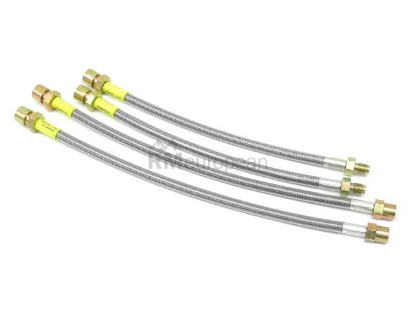 Porsche Brake Hose Set Troutman w/Jacket 995522100