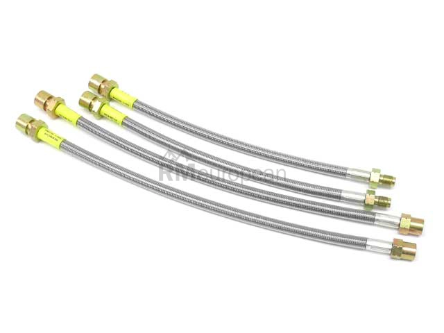 Porsche Brake Hose Set Troutman w/Jacket 995522100