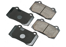 Jaguar Brake Pad Set Akebono Euro MXD2750AA