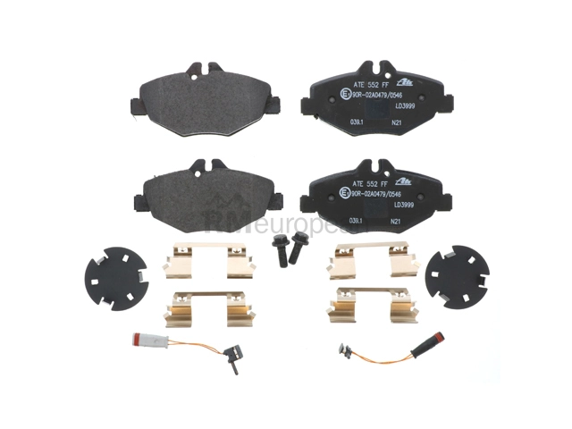 Mercedes Brake Pad Set ATE Ceramic 0004207104