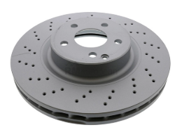Mercedes Brake Disc Zimmermann Sport Z Cross Drilled 204421000007
