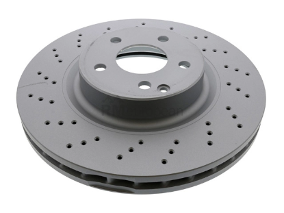 Mercedes Brake Disc Zimmermann Sport Z Cross Drilled 204421000007