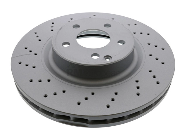 Mercedes Brake Disc Zimmermann Sport Z Cross Drilled 204421000007