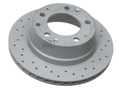 Porsche Brake Disc Zimmermann Sport Z Cross Drilled 90135204114