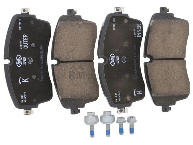 Land Rover Brake Pad Set Genuine Land Rover LR162044