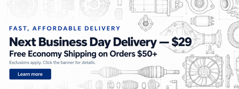 Overnight shipping banner
